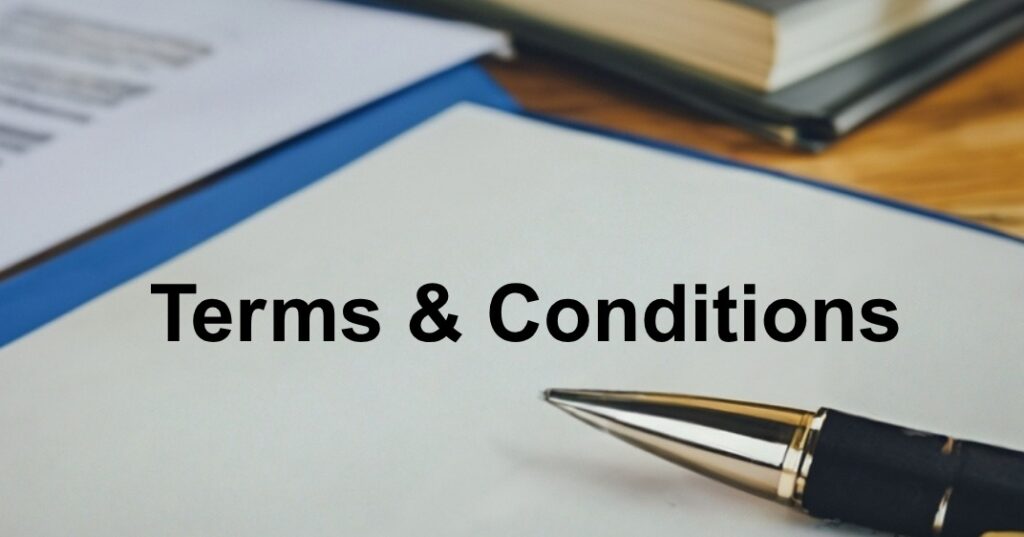 Terms and Conditions