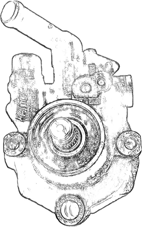 Impreza GDB Rebuilt Power Steering Pump – 34430FG040